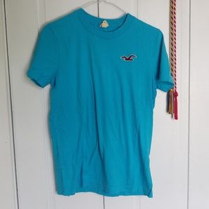 hollister aqua short-sleeved tee